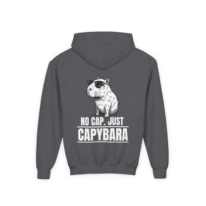 No Cap, Just Capybara Kids Hoodie
