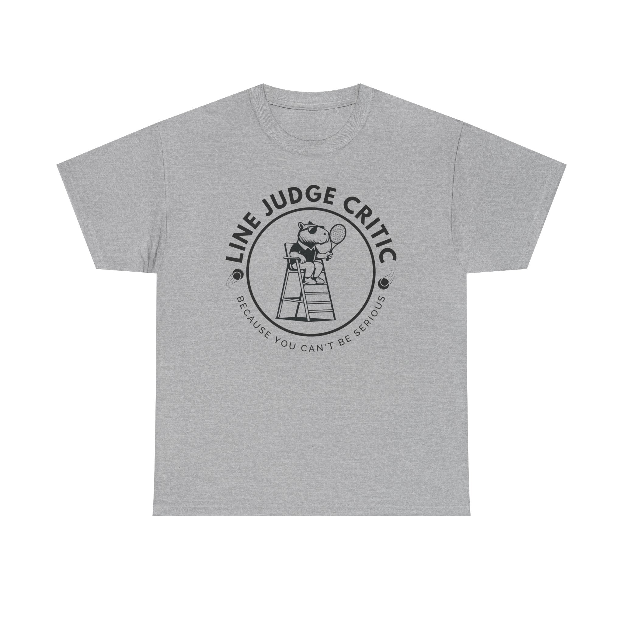 T-Shirt: Country Club Parody with Capybara Line Judge Critic Design