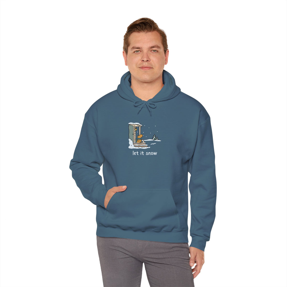 Let it Snow Cozy Capybara Hoodie