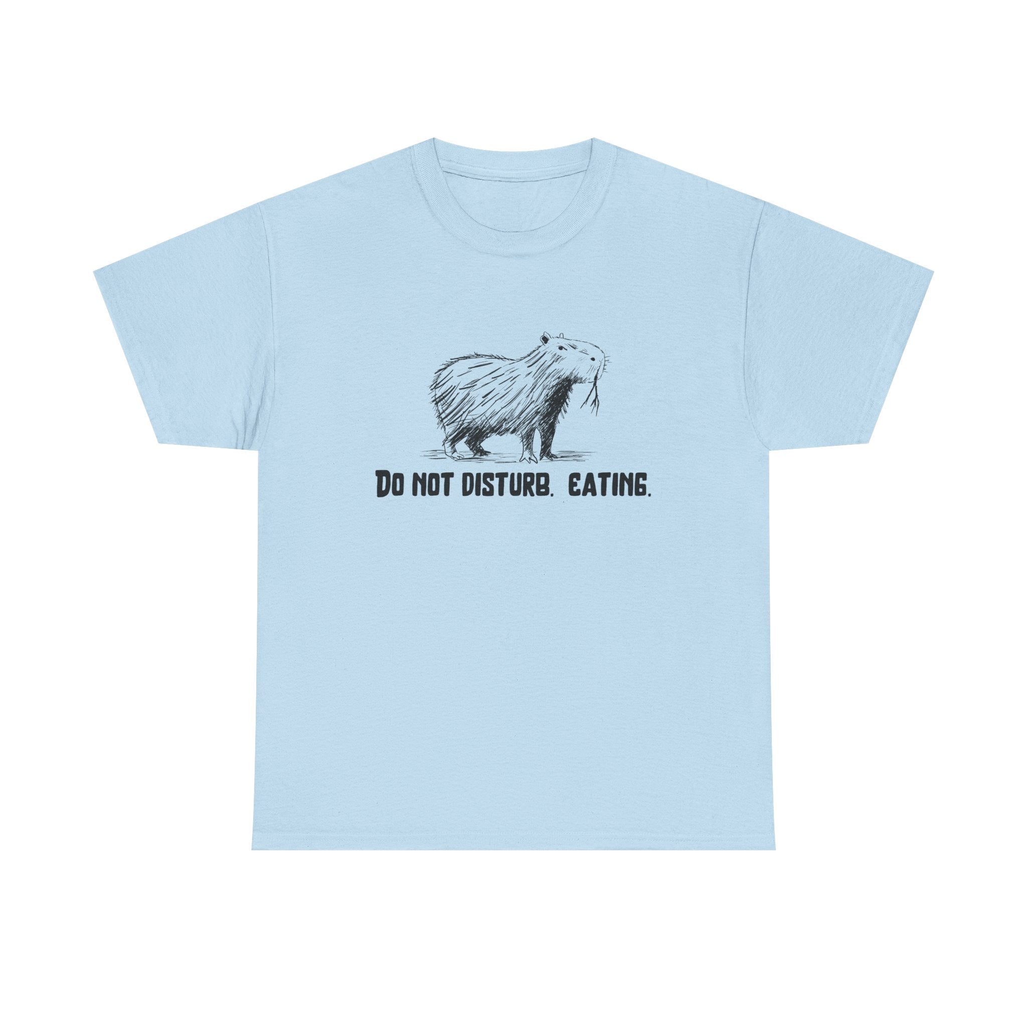 Do Not Disturb. Eating. Capybara Heavy Tee