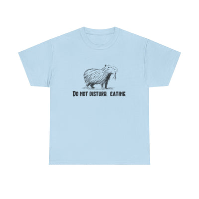 Do Not Disturb. Eating. Capybara Heavy Tee