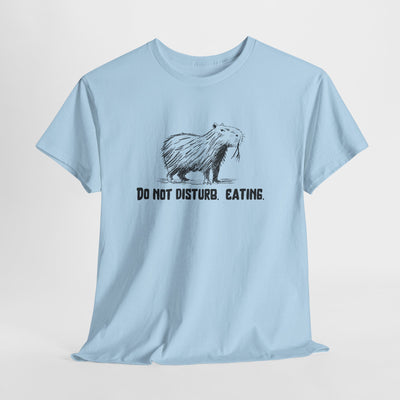 Do Not Disturb. Eating. Capybara Heavy Tee