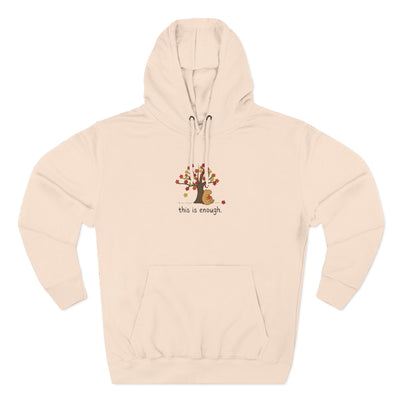 Autumn Leaves This is Enough - Capybara Fleece Hoodie