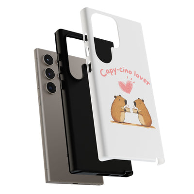 Cute Capybara Phone Case  (Capy-cino Lover Series)