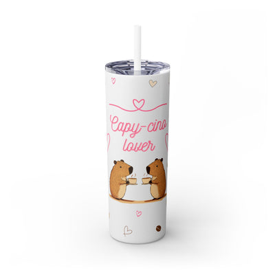 Capybara coffee lover ceramic mug design - detail view