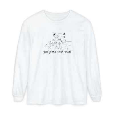 Gonna Finish That? Capybara Long Sleeve Tee