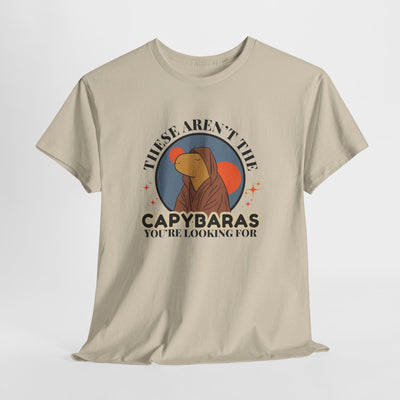 Funny Star Wars Capybara Shirt – These Aren’t the Capybaras You’re Looking For –  Funny Nerd Gift - Unisex Adult Tee