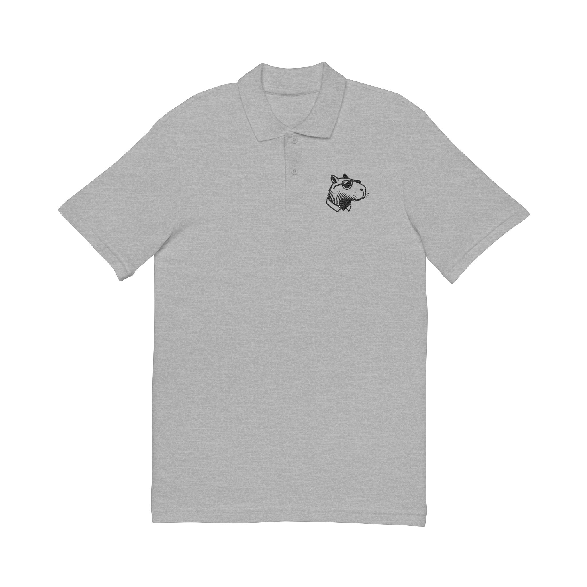 Embroidered Chill Capybara Golf Shirt, Hazard Hero Golf Gift, Golfing Apparel, Funny Golfer | Golf Lover Gift, Golf Tournament Outfit