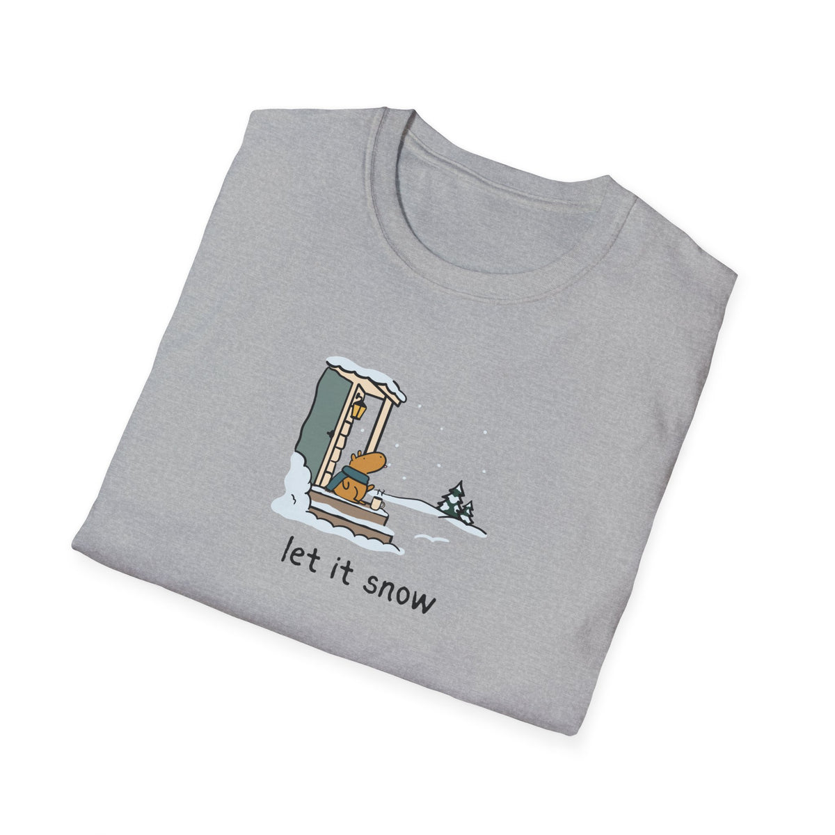 Let it Snow Capybara Softstyle Tee