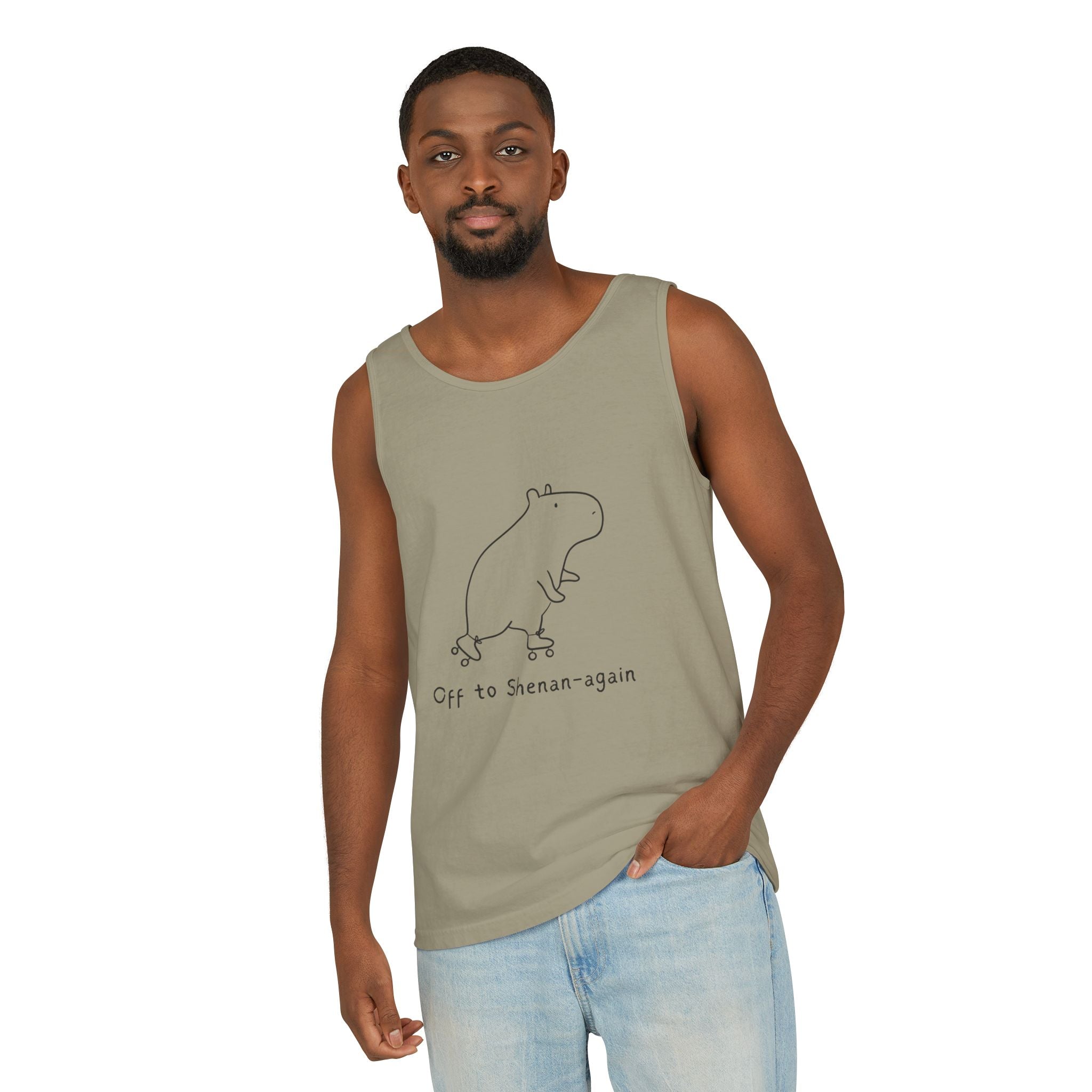 Off to Shenan-again Capybara Premium Tank Top