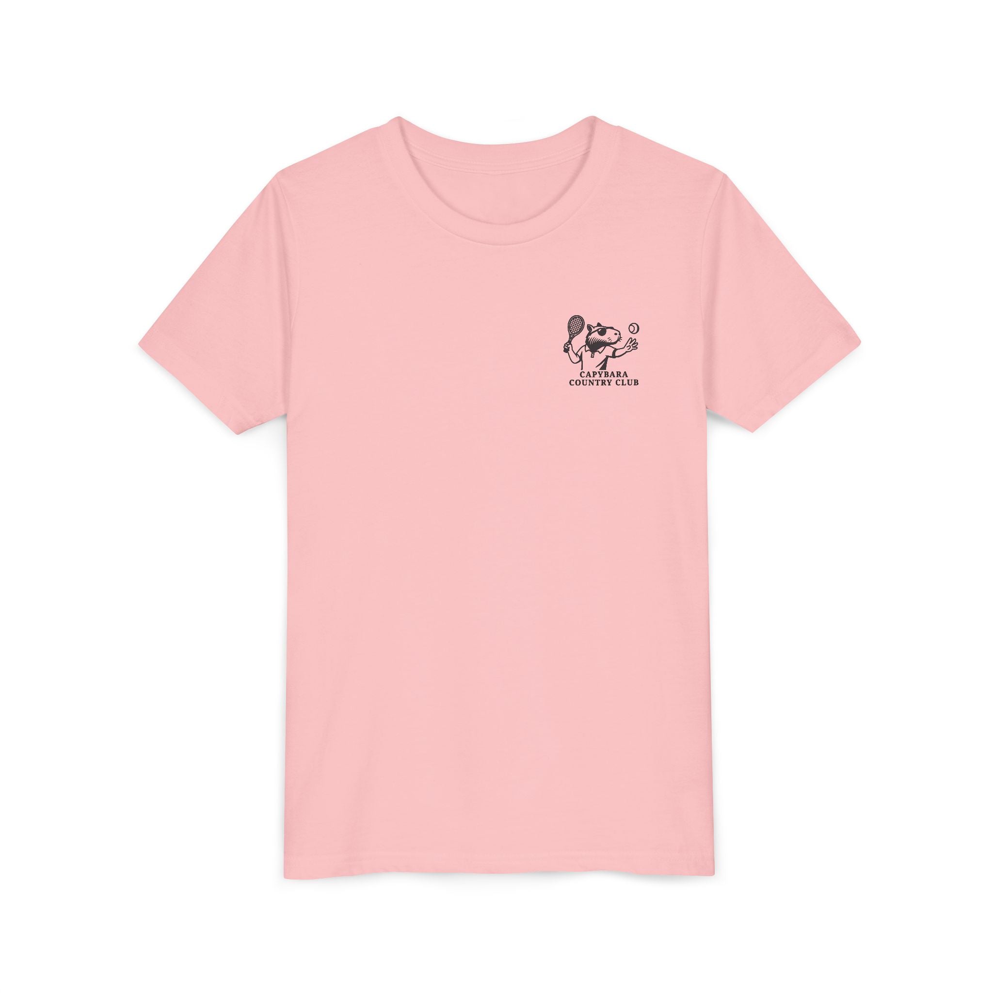 Kids Tennis Shirt – Funny Capybara Line Judge Tee – “You Can't Be Serious” Youth Sports Shirt for Tennis Practice or Gift