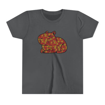 Fall Leaves Capybara Youth Tee