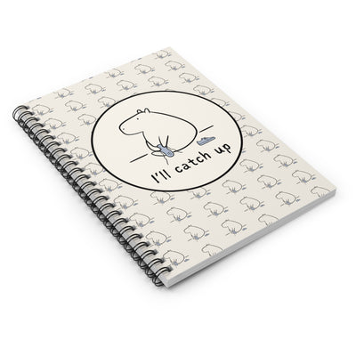 Funny Capybara Notebook – “I’ll Catch Up” Journal