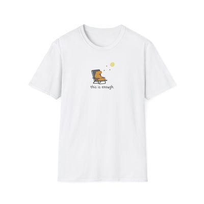 “This Is Enough” Capybara Moonlight Softstyle Tee