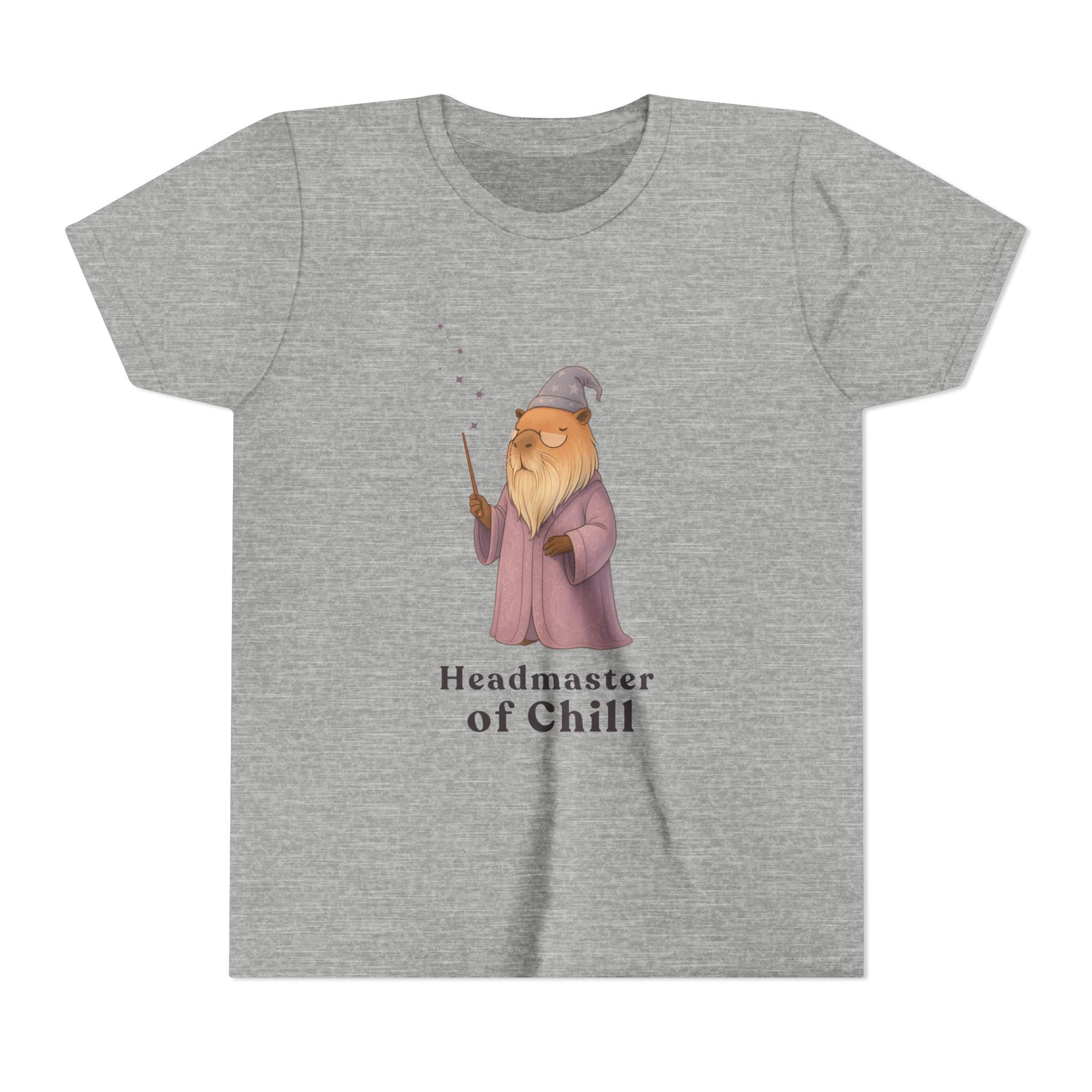 Master of Chill Kids Shirt | Funny Wizard Capybara Youth Graphic Tee