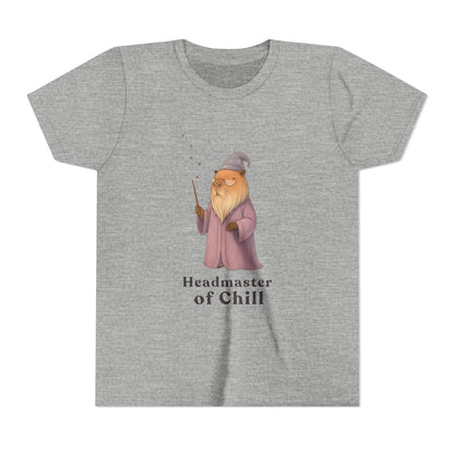 Master of Chill Kids Shirt | Funny Wizard Capybara Youth Graphic Tee