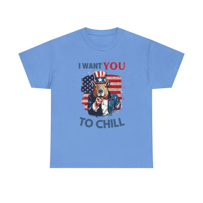 I want YOU to CHILL - Unisex Adult Jersey Tee - view 4