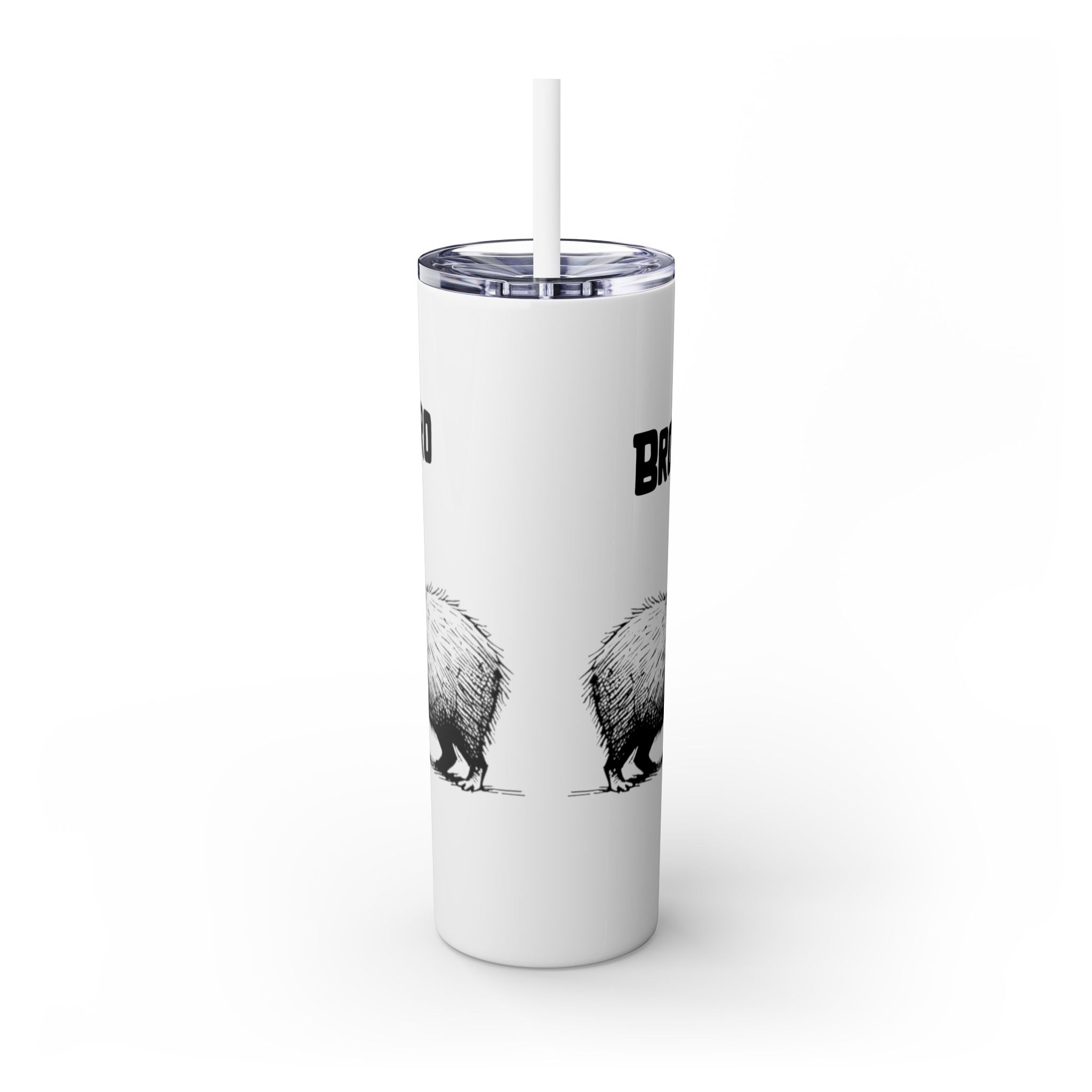 Bro Bro, Best of Friends – Capybara Coffee Skinny Tumbler
