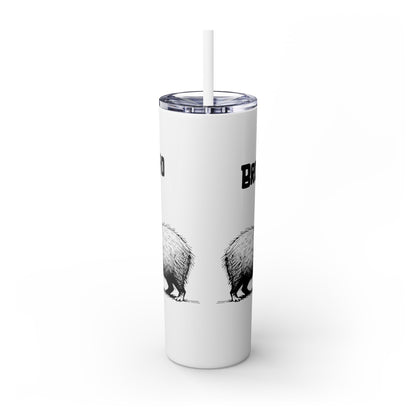 Bro Bro, Best of Friends – Capybara Coffee Skinny Tumbler