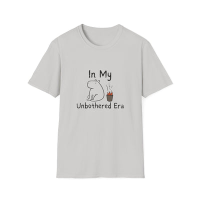 "In my Unbothered Era" Capybara Calm Chaos Softstyle Adult Tee