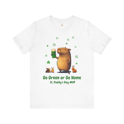 St. Patrick's Day MVP Tee - Go Green or Go Home Unisex Jersey Short Sleeve Shirt