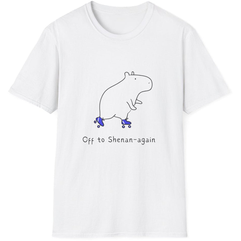 "Off to Shenan-again" Capybara Softstyle Tee