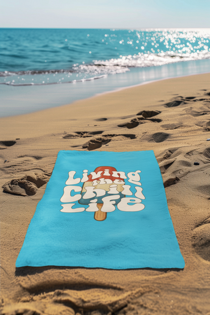 IcyPop Chill Life Oversized Beach Towel