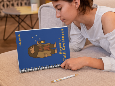 Capybara relaxation notebook design - view 5