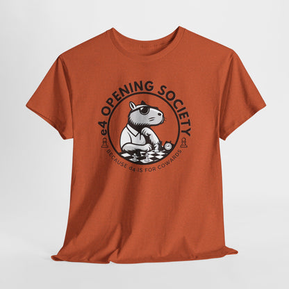 Capybara E4 Opening Society Shirt Vector Style Unisex Tee