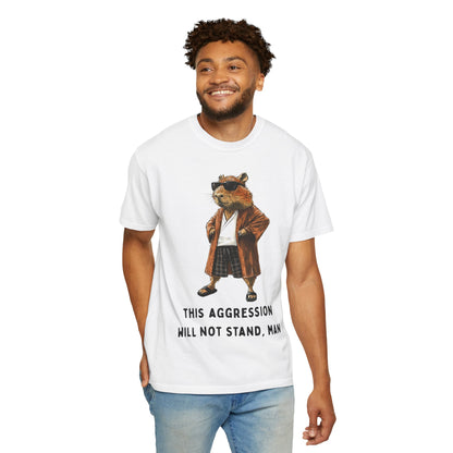 Capybowski This Aggression Will Not Stand, Man' - Men's Sizing Tshirt