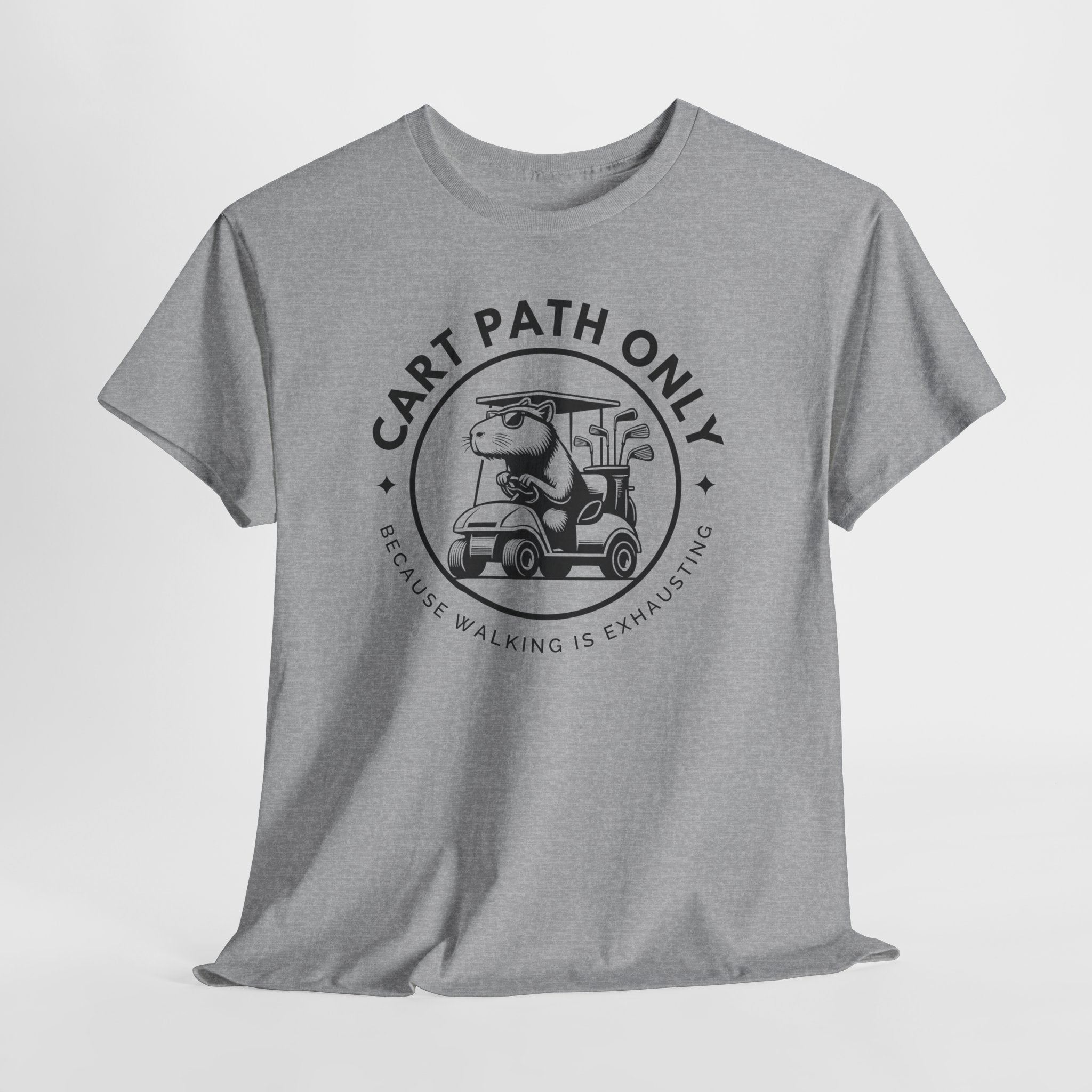 Golf Humor Tee, Unisex Heavy Cotton Tee, Funny Golf Shirt, Gift for Golf Lovers, Casual Wear, Golfer's Gift
