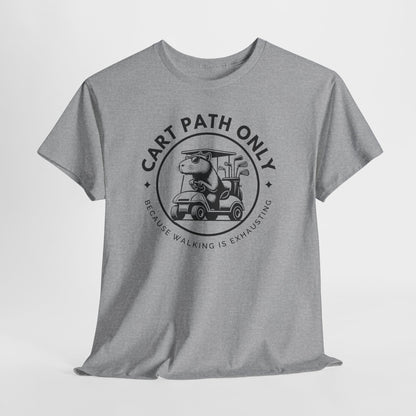 Golf Humor Tee, Unisex Heavy Cotton Tee, Funny Golf Shirt, Gift for Golf Lovers, Casual Wear, Golfer's Gift