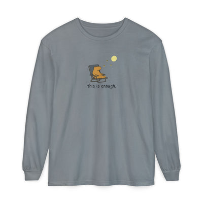 This is Enough Moonlight Capybara Long Sleeve Tee