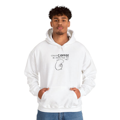 Could Coffee Be Addicted to Me? | Funny Capybara Hoodie
