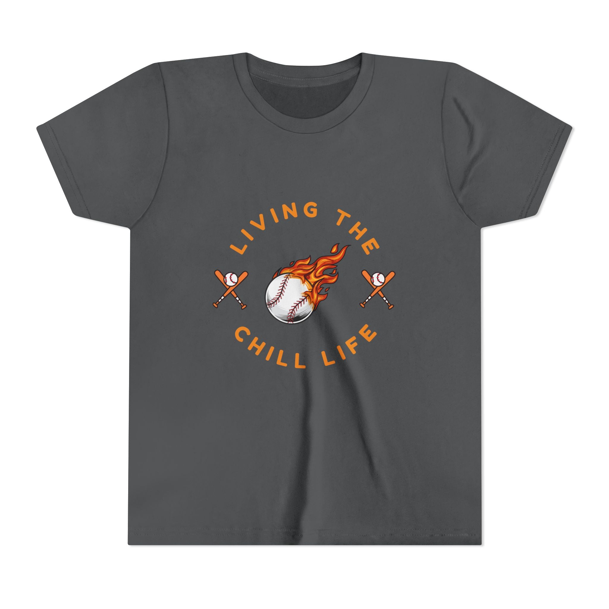 Living the Chill Life Baseball - Unisex Youth Tee
