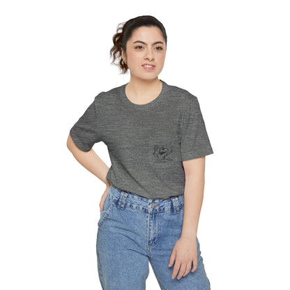 Capybara Tennis Pocket Tee – Funny Line Judge Shirt for Adults – Country Club Back Graphic – Capy Life Sports Collection