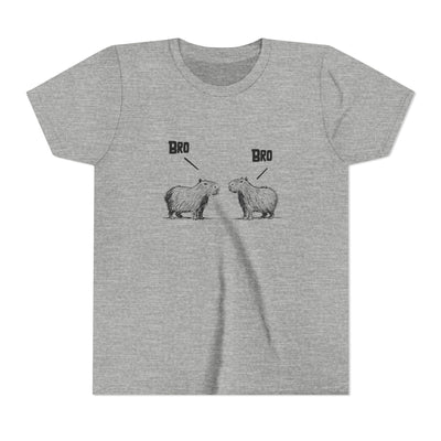 Bro Bro Capybara Kids T-Shirt – Cute Graphic Tee