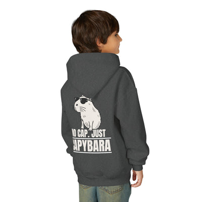 "No Cap.  Just Capybara" Kids Hoodie