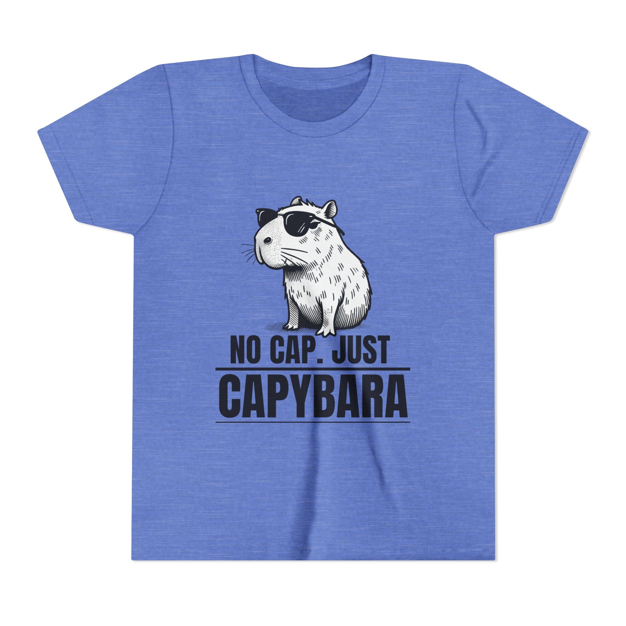 No Cap.  Just Capybara - Unisex Youth Tee