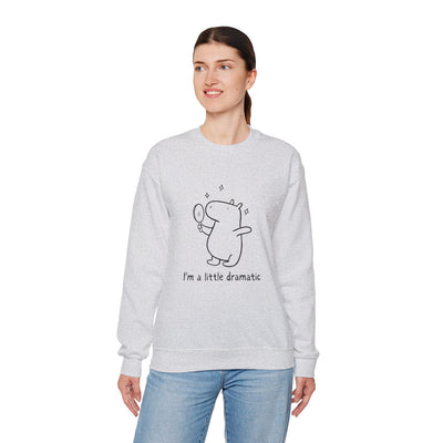 I'm a little dramatic – Funny Capybara Crewneck Sweatshirt