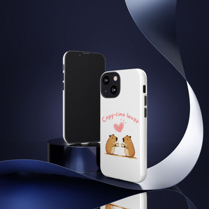 Cute Capybara Phone Case  (Capy-cino Lover Series)