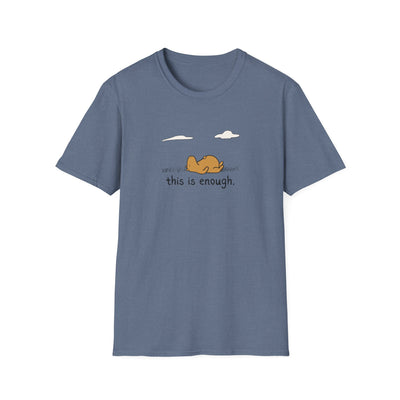 “This Is Enough” Capybara Touch Grass Softstyle Tee