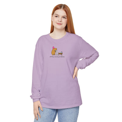 Causing Problems Capybara Long Sleeve Tee