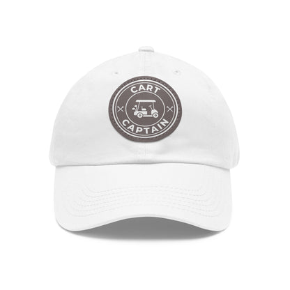 Cart Captain with Leather Patch - Hat