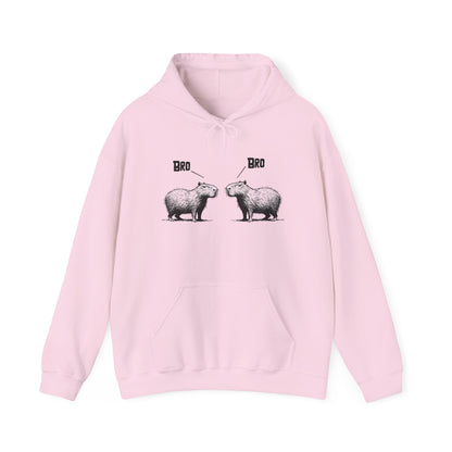 Bro Bro Sweatshirt – Classic Fit Gildan Crewneck – Funny Capybara Design for Kids & Adults