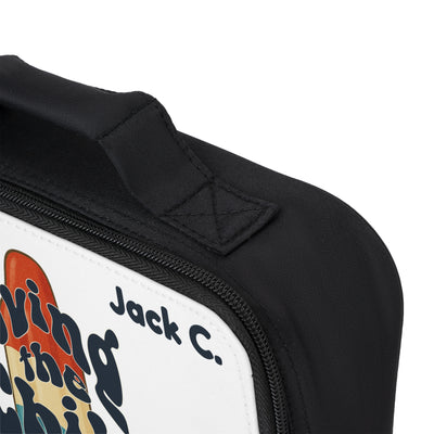 Personalized Kids Lunchbox – Living the Chill Life Icy Pop Design – Retro Bubble - view 3