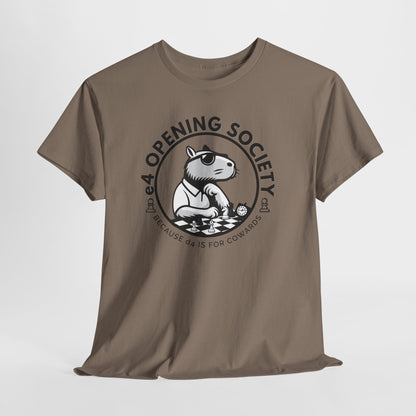 Capybara E4 Opening Society Shirt Vector Style Unisex Tee