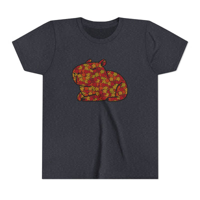 Fall Leaves Capybara Youth Tee