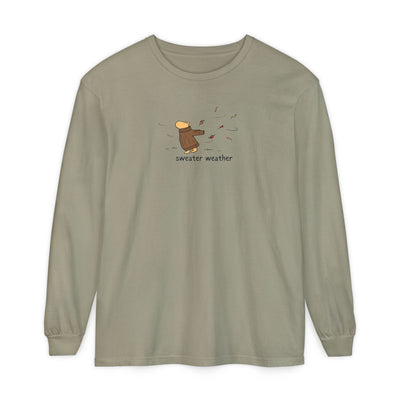 Sweater Weather Capybara Long Sleeve Tee