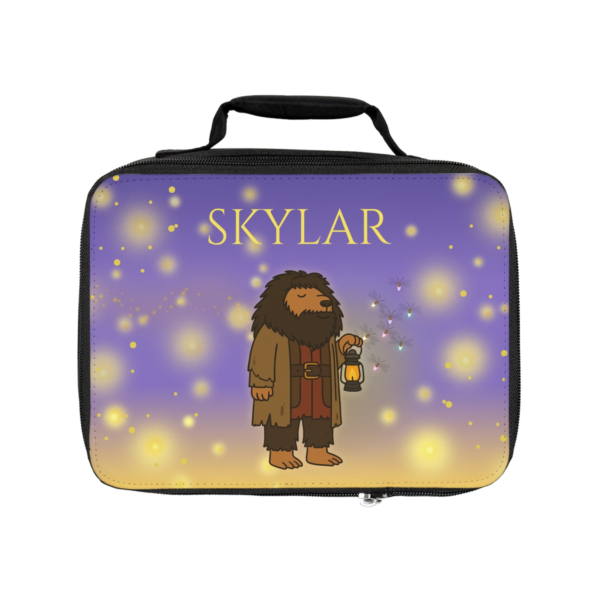 Personalized Capybara Hagrid Lunchbox – Wizard of Calm Creatures | Harry Potter Inspired Kids Gift